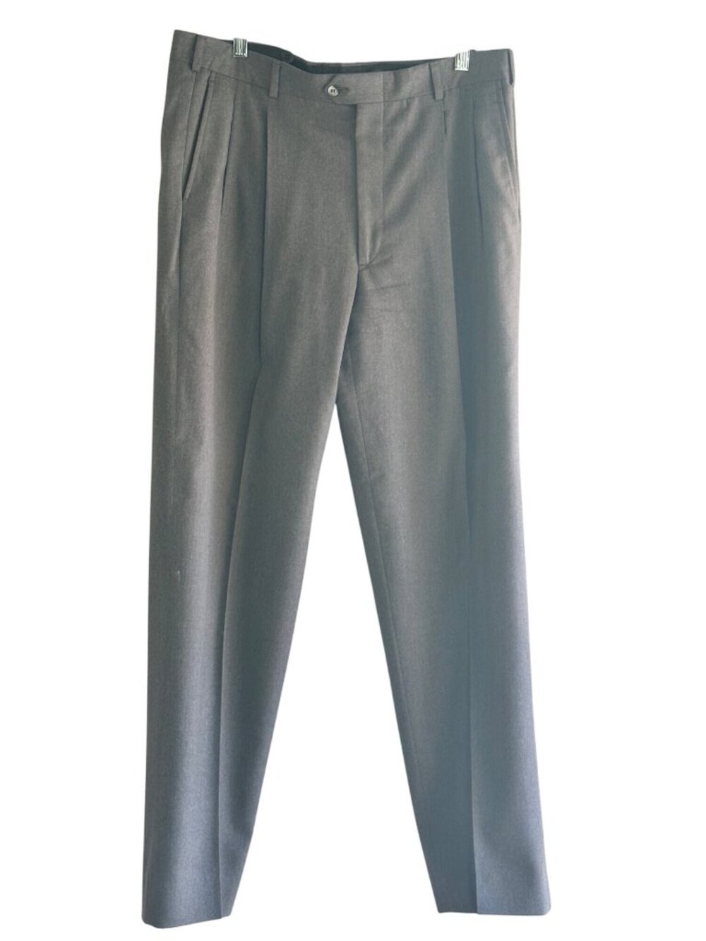 Bannister & Beale Size 38 Pure 100% Pure Wool Dress Slacks Grey - Picture 6 of 14